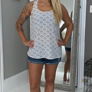 Black and white tank